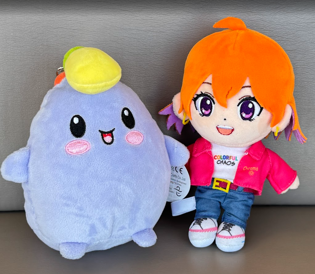 NIBBY™ Rainbow Puff 6" Keychain Plush
