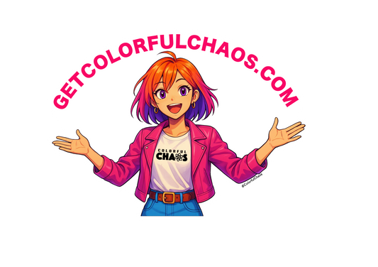 Colorful Chaos Keychain