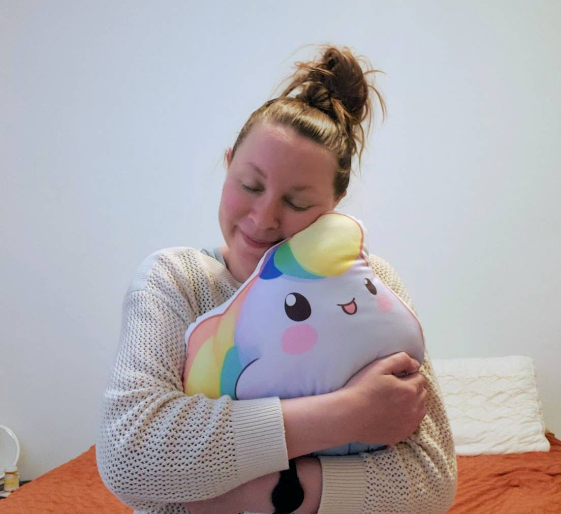 NIBBY™ The Rainbow Puff Plush Pillow