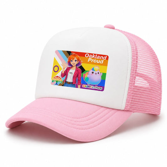 CHROMA™ & NIBBY™ "Oakland Proud" Foam Trucker Hat