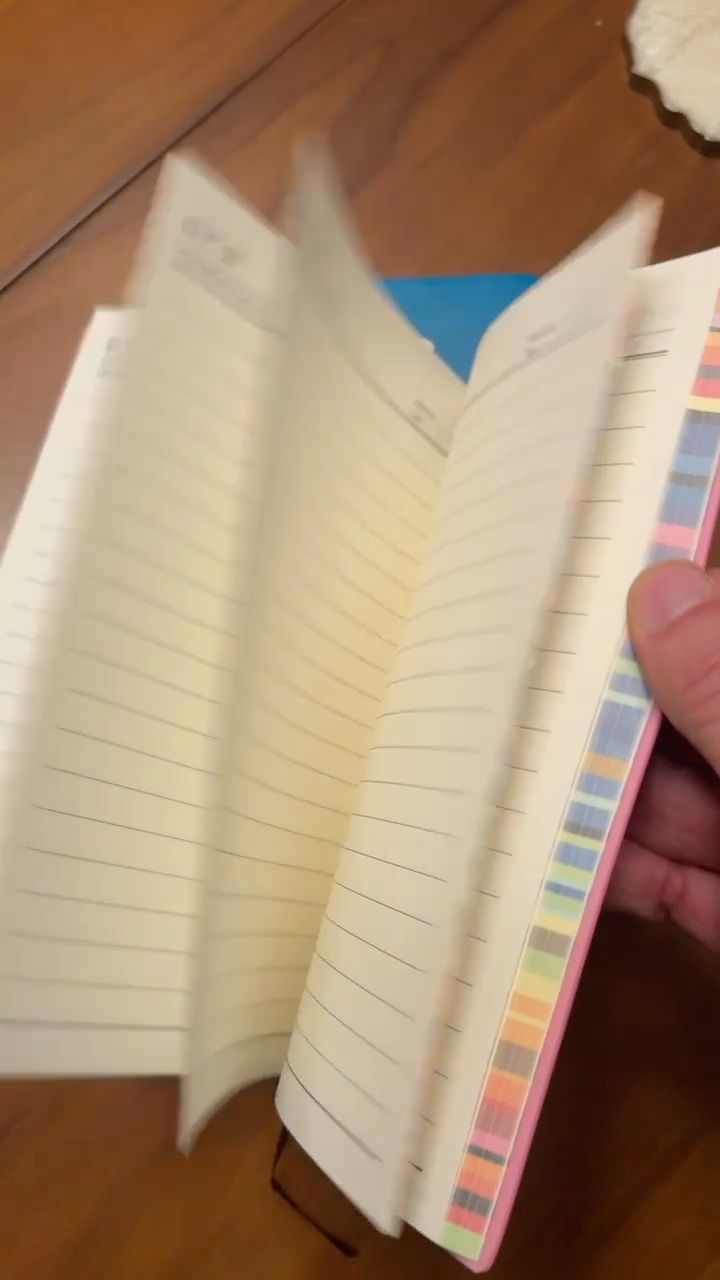 NIBBY™ "Notes & Nonsense" Rainbow Puff Journal – Rainbow Edge Notebook (A5 / A6)