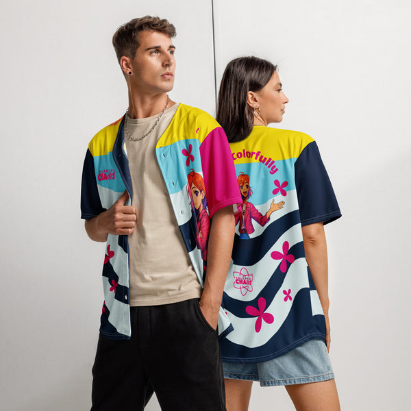 Chroma Live Colorfully Recycled Baseball Jersey