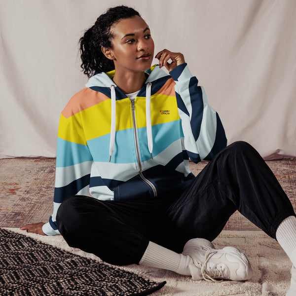Colorful Chaos Classic Unisex Zip Hoodie
